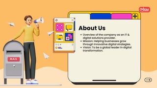 MSM Coretech – Driving Growth Through Digital Marketing Solutions | PDF
