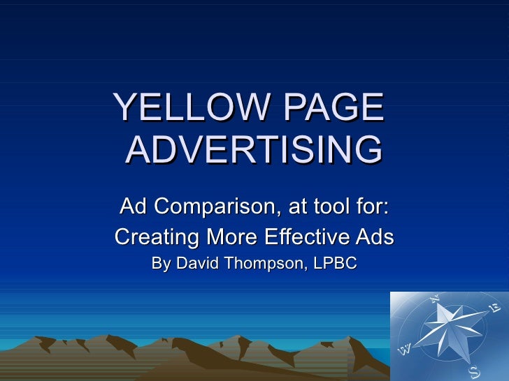 Yellow Page Ads