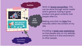 Social Media
Marketing
Backlinks
Link
Worth
Content
 