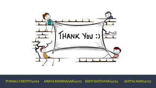 TUSHALI CHETTY|4059 AMEYA KSHIRSAGAR|4025 KRITI KATYAYAN|4024 ADITYA NAIK|4033
 