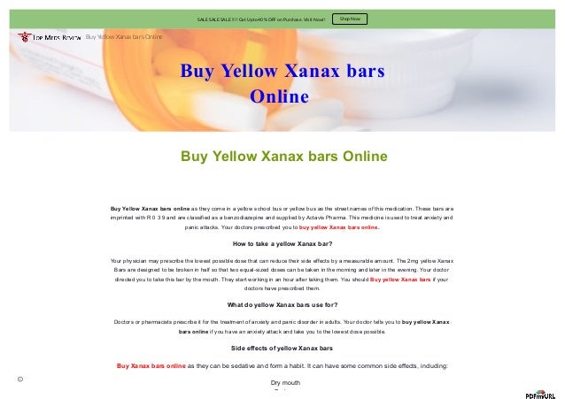 Yellow Xanax Bars Online in USA - Topmedsreview.com 2 yellow xanax bars online in usa topmedsreviewcom 1 638
