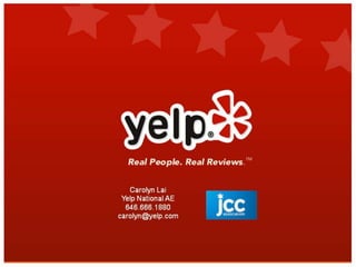 Yelp! Advertising Presentation for JCC Association