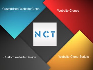Customized Website Clone

Custom website Design

Website Clones

Website Clone Scripts

 