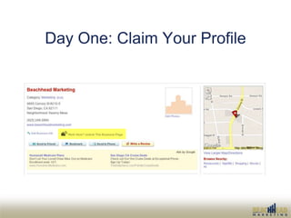 Day One: Claim Your Profile
 