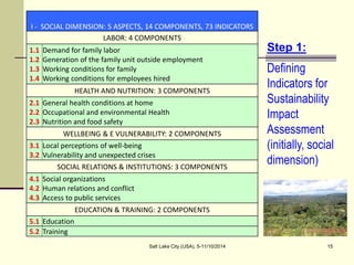 Assessing Sustainability of Swiddens systems in Tropical Forest Margins