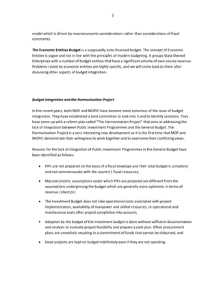 Yemen: budget integration | PDF