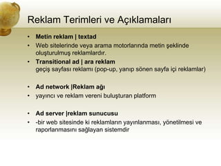 Conversion Reklam Yeni Medyada Reklamcılık Terimler | PPTX