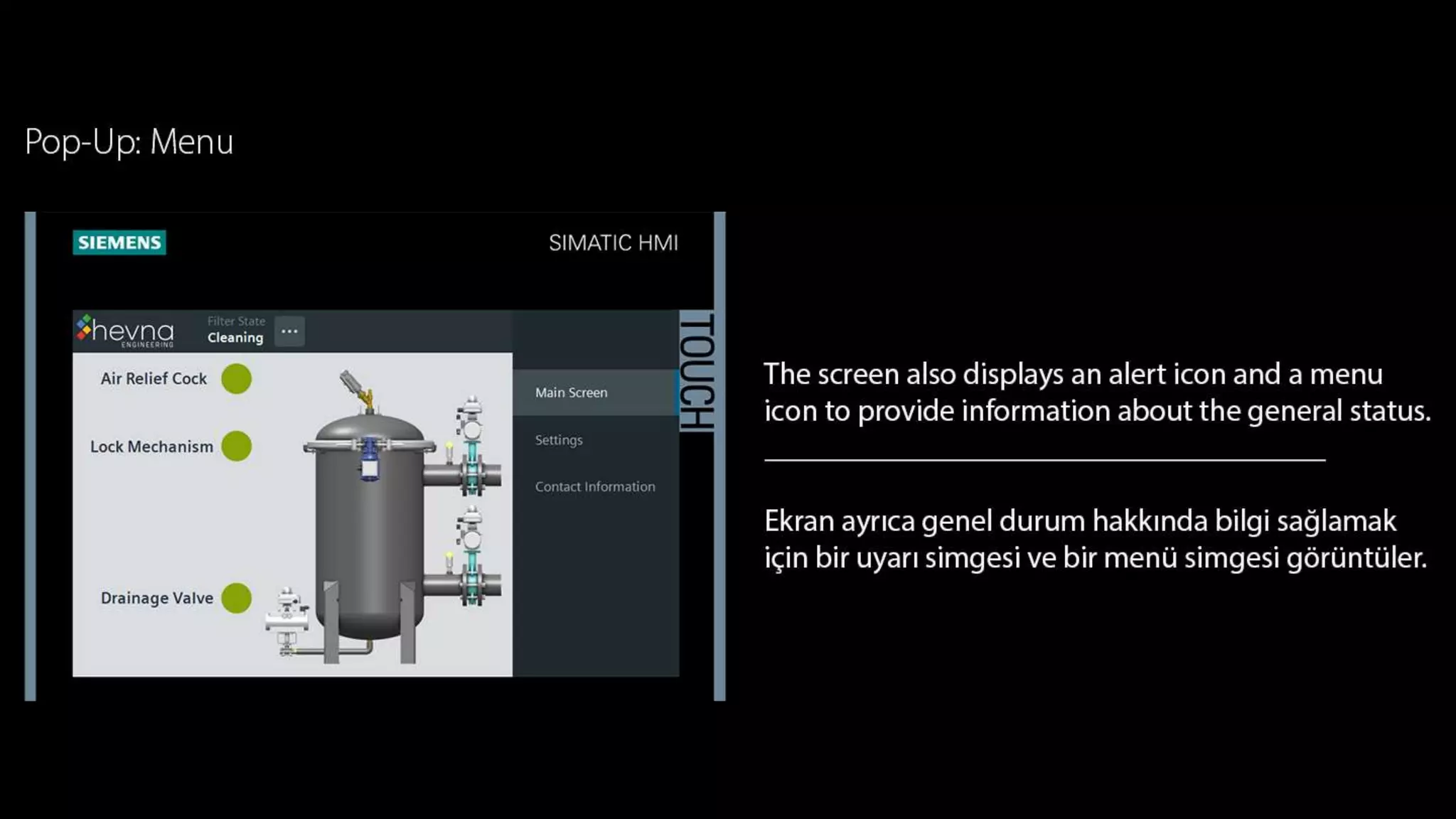 P&D project: Human-Machine Interface (HMI) of a prototype bag filter ...