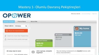 Mastery 1- Olumlu Davranış Pekiştireçleri
 