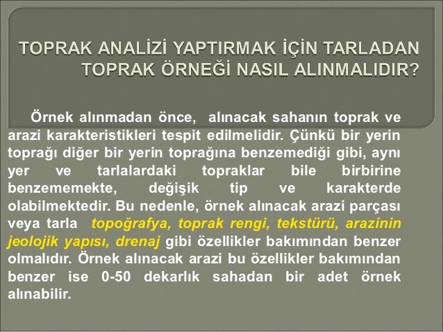 evde toprak analizi nasil yapilir