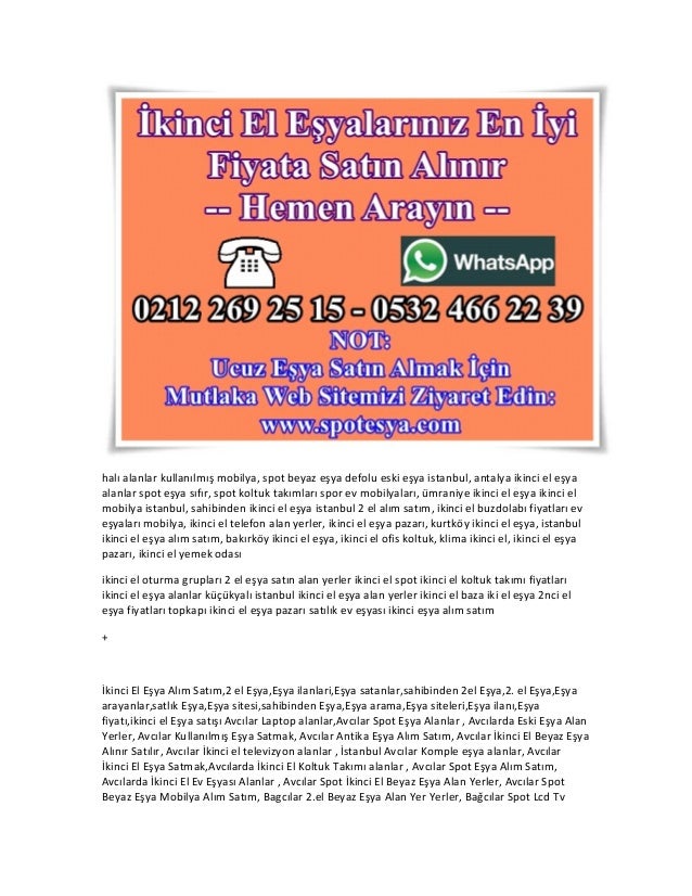 Ikinci El Koltuk Takimi Alanlar Satanlar Antalya Antalya Ikinci El Esya Mehmet Spot 0544 498 8834