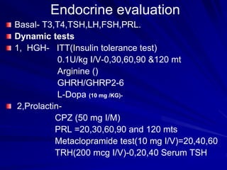 Dynamic Function Test Examples Addison's Disease | PPT