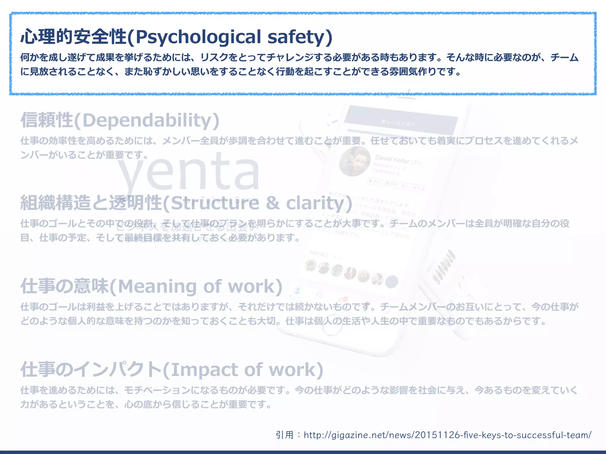 新規事業を立ち上げる時のチームビルディングについて Yenta