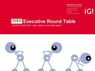 YER Executive Round TableDe KCC markt 2010 - wat u daar nú van moet weten 