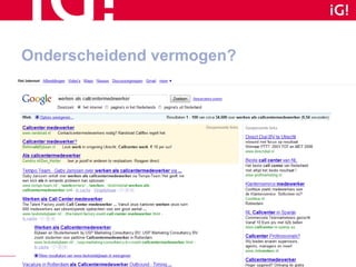 Onderscheidend vermogen? 