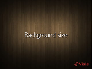 Background sizeBackground size
 