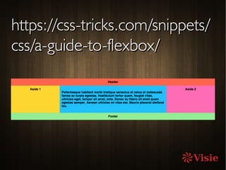 https://css-tricks.com/snippets/https://css-tricks.com/snippets/
css/a-guide-to-flexbox/css/a-guide-to-flexbox/
 