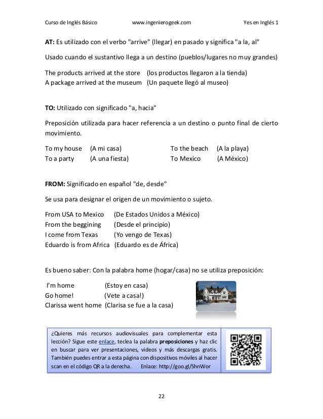 Yes en ingles 1, Ingles Basico. Curso de Ingles con explicaciones cl…