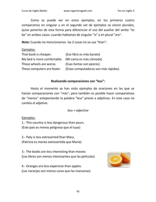 Yes en ingles 2, Ingles Medio.- Curso de Ingles con explicaciones ...
