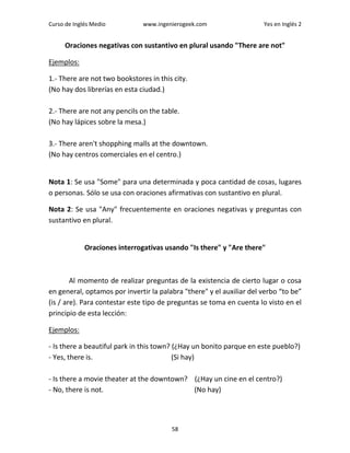 Yes en ingles 2, Ingles Medio.- Curso de Ingles con explicaciones ...
