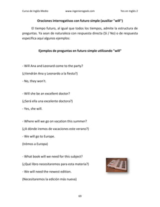 Yes en ingles 2, Ingles Medio.- Curso de Ingles con explicaciones ...