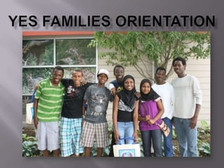 YES families orientation 