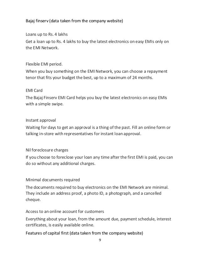 bajaj finance emi card for jewellery