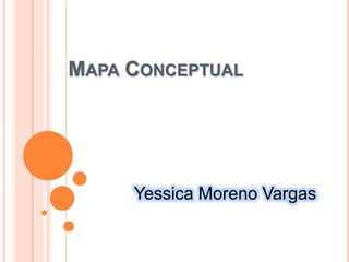 MAPA CONCEPTUAL
Yessica Moreno Vargas
 