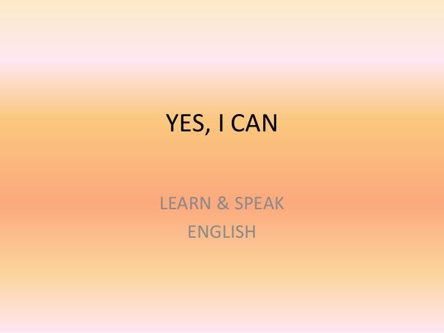Yes I Can