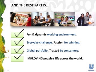 AND THE BEST PART IS…<br />Fun & dynamic working environment.<br />Everyday challenge. Passion for winning.<br />Global po...