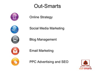 Out-Smarts   Online Strategy Social Media Marketing Blog Management Email Marketing PPC Advertising and SEO 