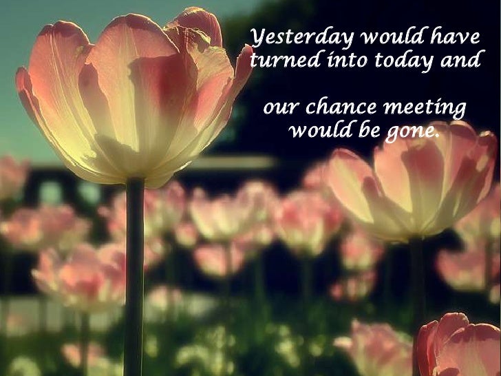 Yesterday Today &amp; Tomorrow