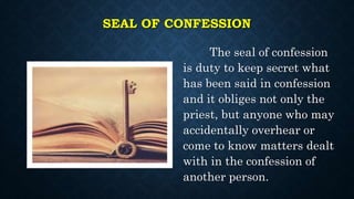 An offense committed against the truth requires reparation (CCC 2487, 2509)
Duty of reparation
a. When it is impossible pu...