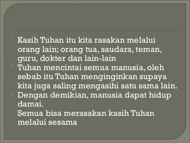 Yesus mengasihi anak anak