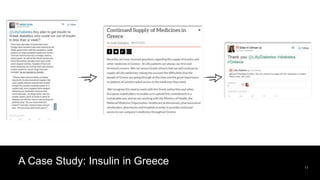#SFsummit 11
A Case Study: Insulin in Greece
 
