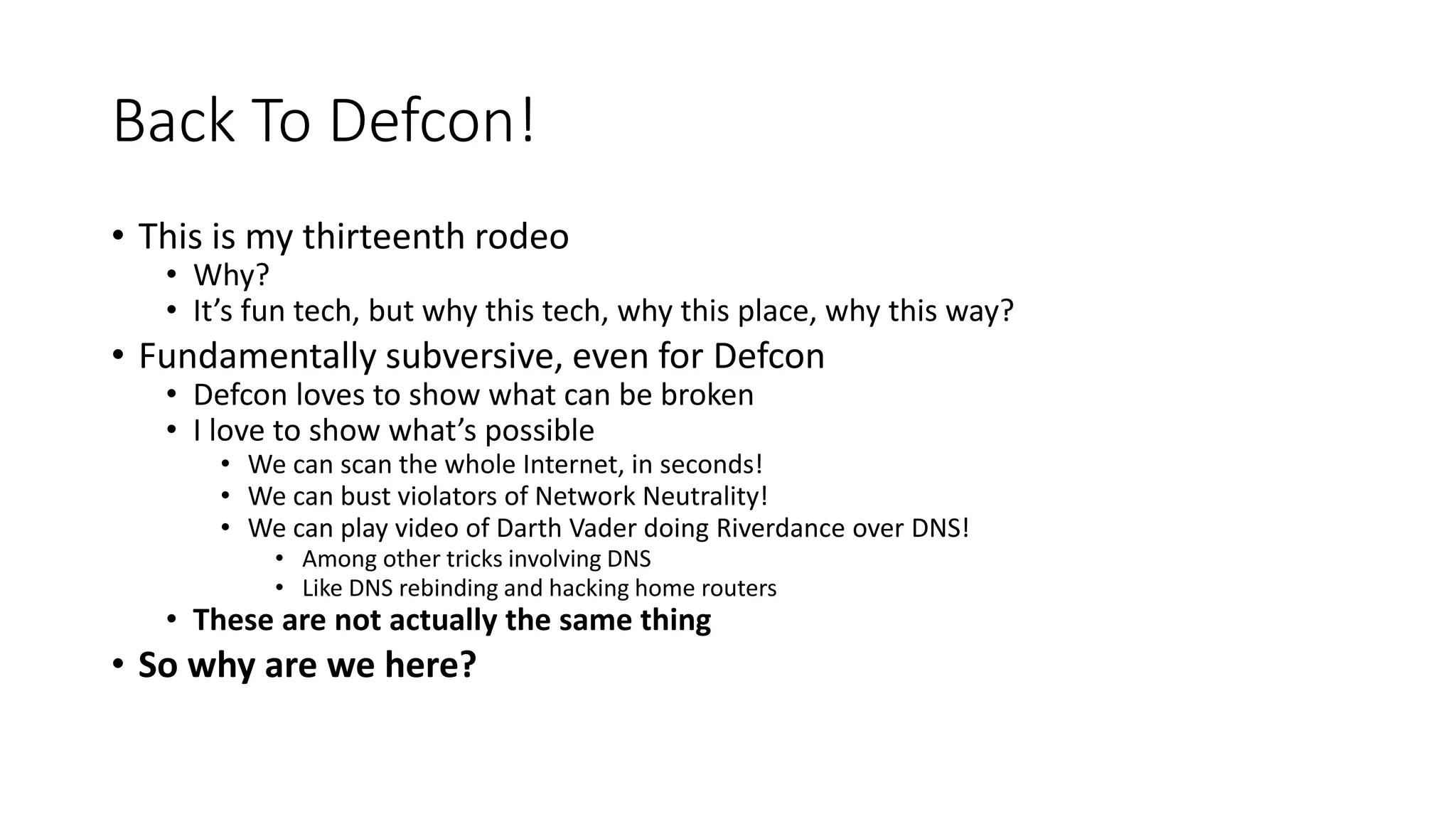 Yet Another Dan Kaminsky Talk (Black Ops 2014) | PPTX