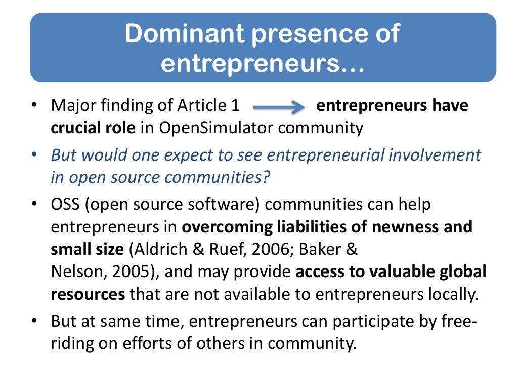 master thesis entrepreneurship