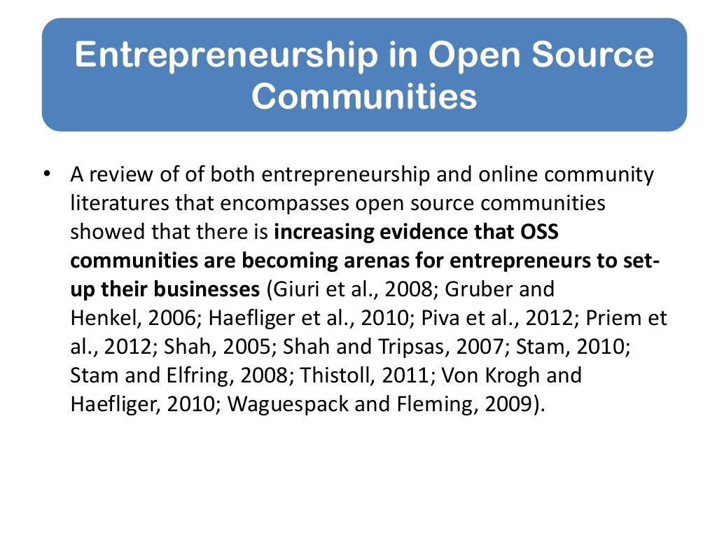 master thesis in entrepreneurship
