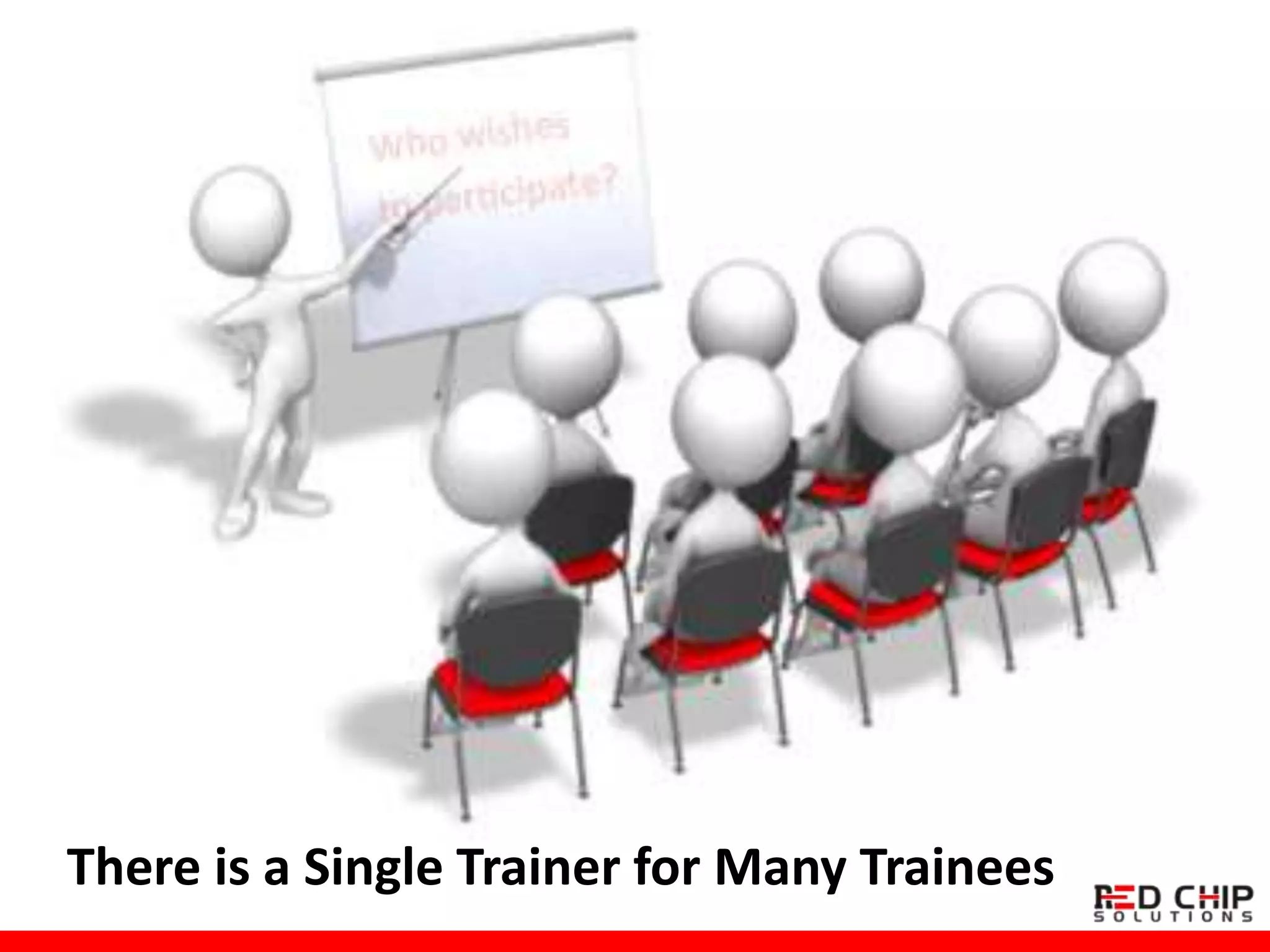 There is a Single Trainer for Many Trainees
 