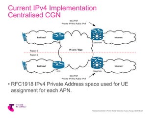 IPv6 in Mobile Networks | PDF