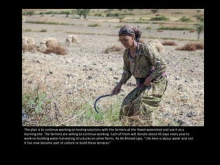 The Re-Birth of the Yewol Watershed  - Integrated Watershed Management in Ethiopia’s Northern Highlands