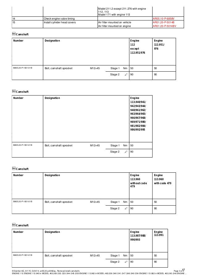 mercedes benz w208 clk 320 wis contents
