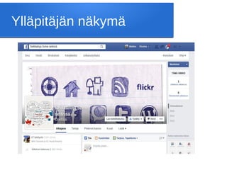 Ylläpitäjän näkymä
 