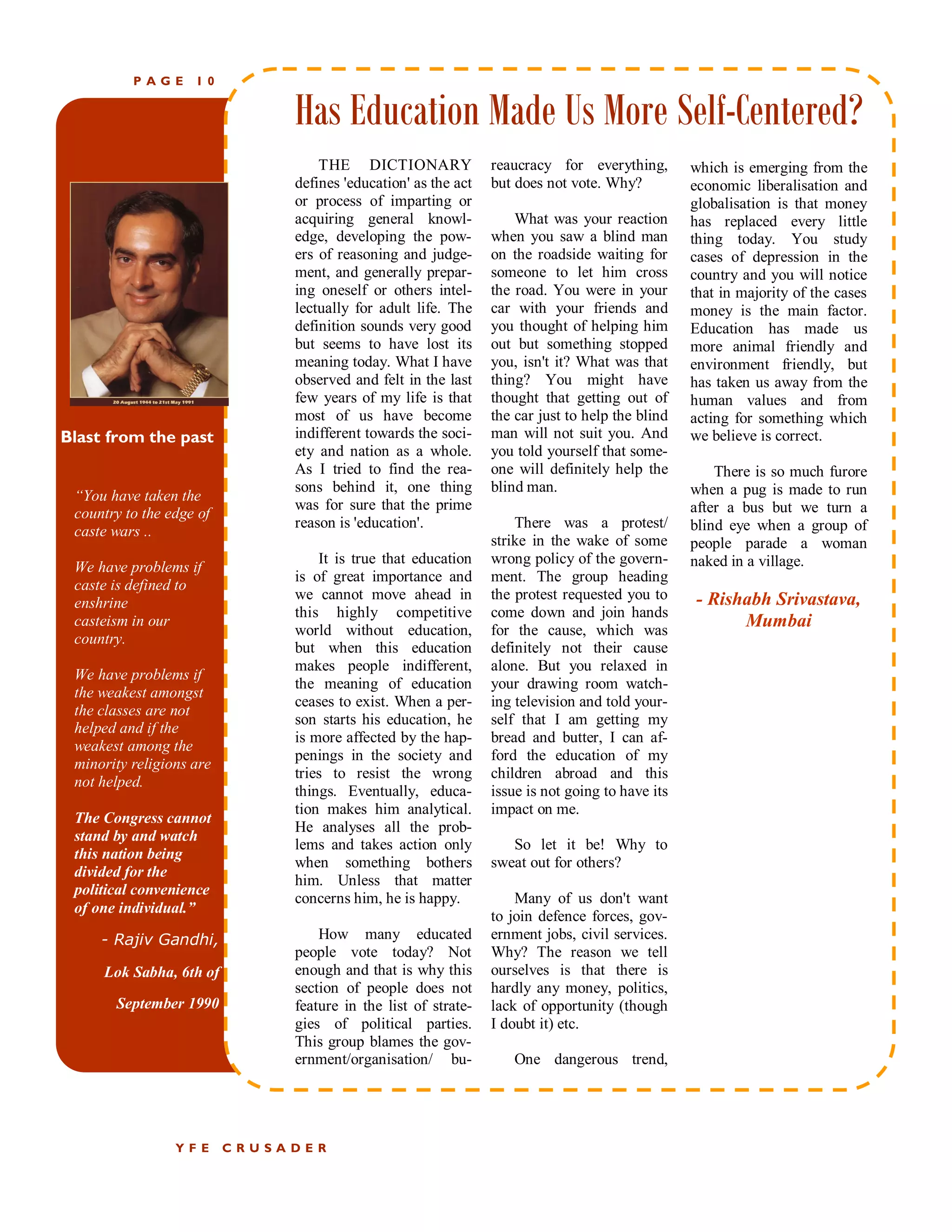 Yfe Crusader September 2008