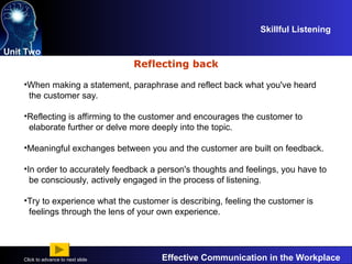 effective communication in the workplace | PPT