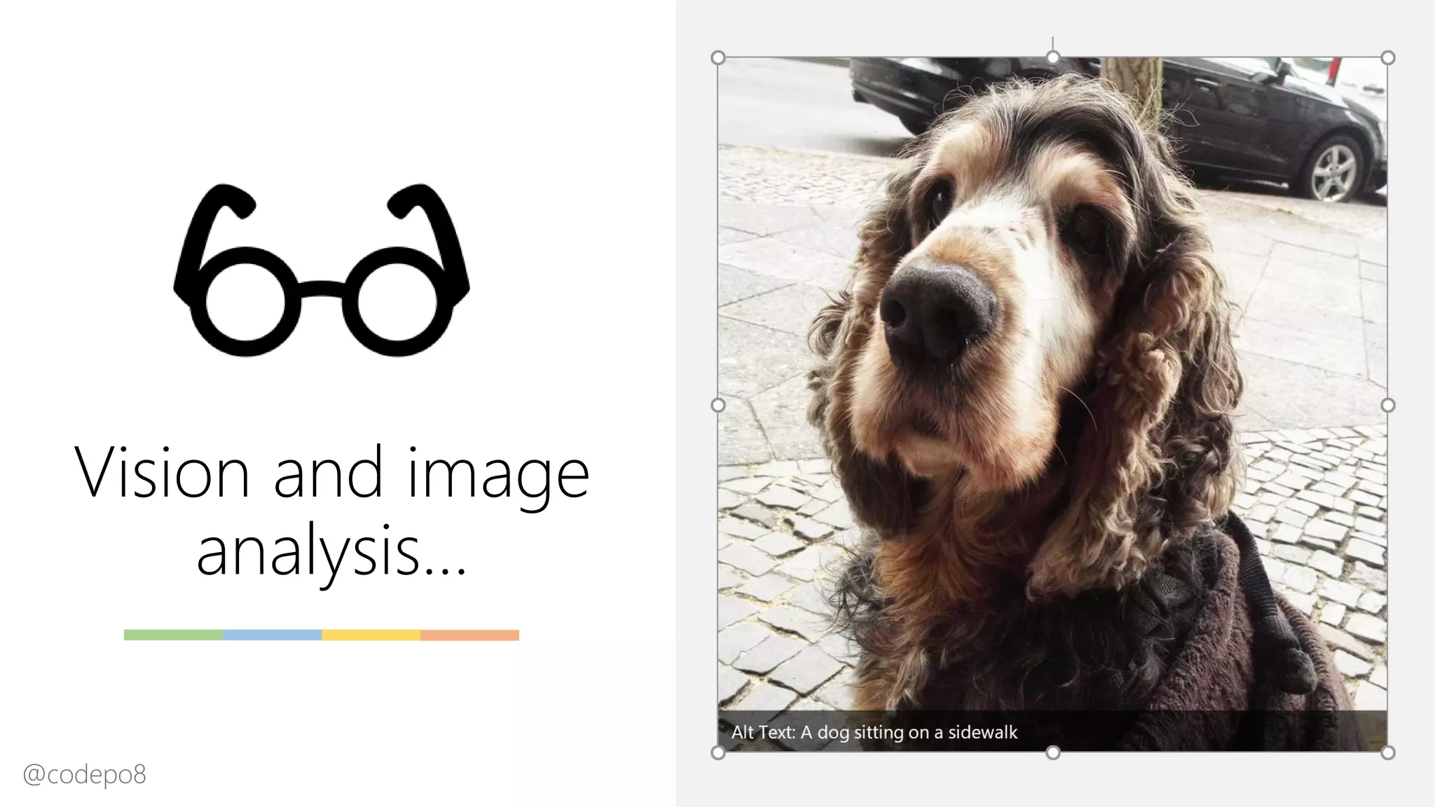 Vision and image
analysis…
@codepo8
 