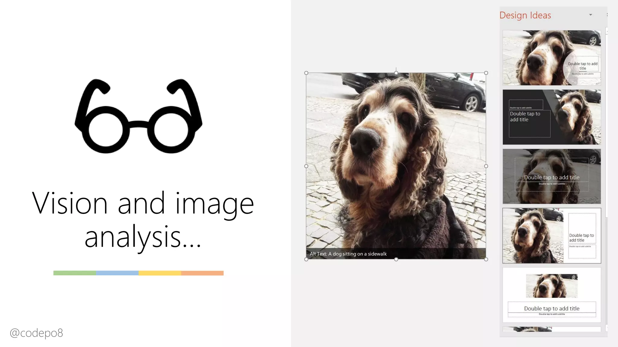 Vision and image
analysis…
@codepo8
 