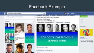 Facebook Example
 