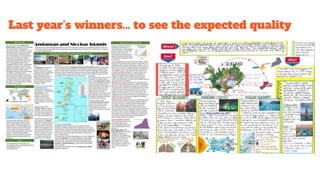 Last year’s winners… to see the expected quality
 