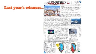 Last year’s winners…
 